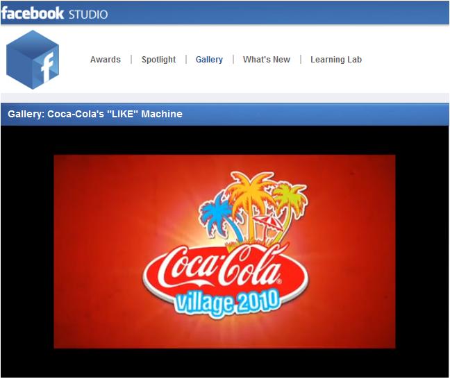 Facebook Coca Cola App