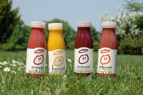 Innocent juices on a meadow