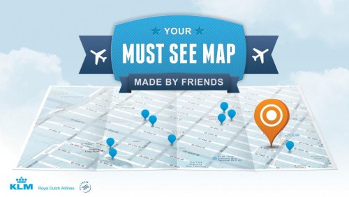 How Social Fuels Print? KLM Must See Map, Made By Friends. 