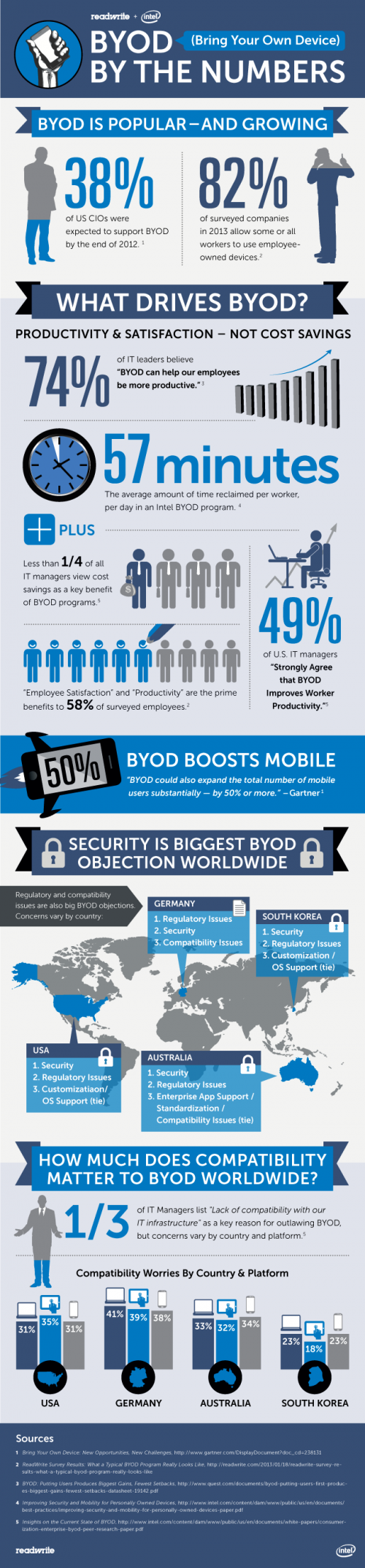 Infographic: BYOD By the Numbers - By Igor Beuker for ViralBlog.com 