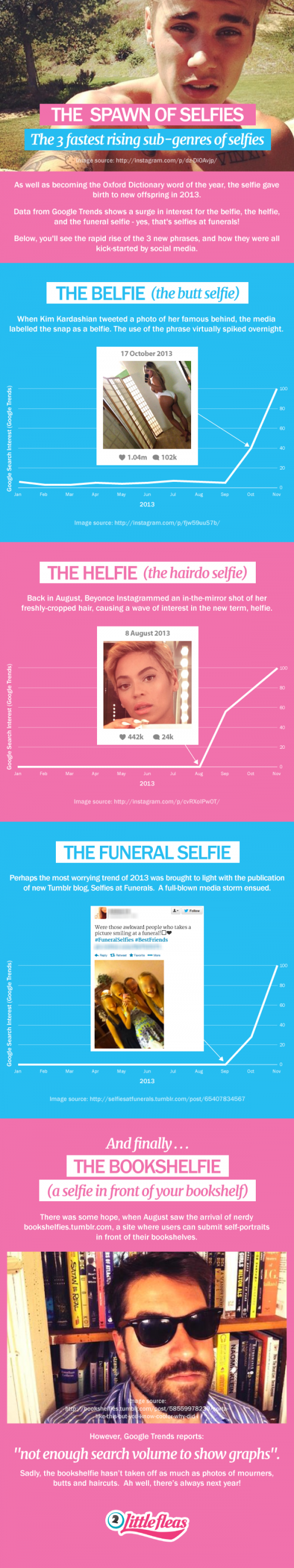 Selfie-Spin-Offs infographic - viralblog.com 