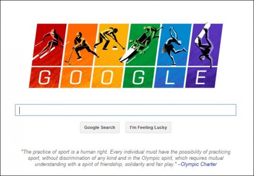 Google Gets Gold Medal For Gay Mindedness At Sochi Games - Igor Beuker for ViralBlog.com