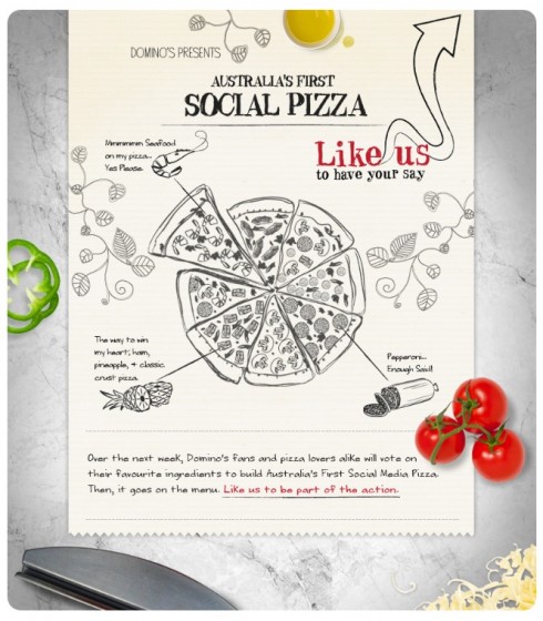 Dominos Social Pizza