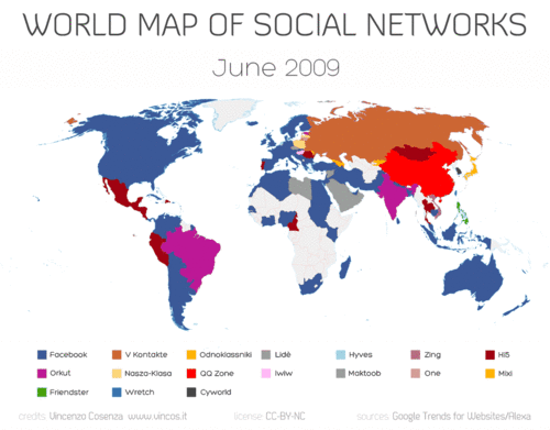 social network map; facebook vs vkontakte animated gif