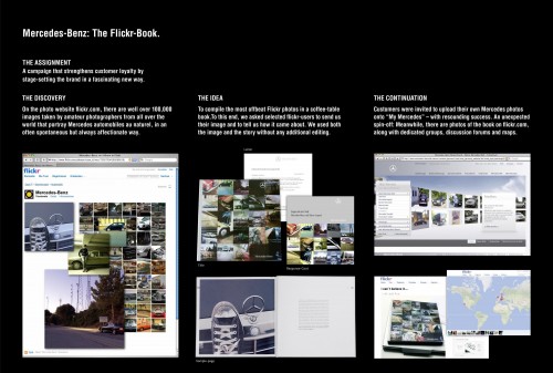 Mercedes-Benz Flickr Fan Book - See the case on ViralBlog.com