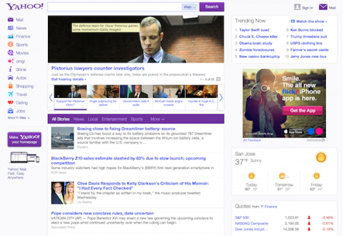 CEO Marissa Mayer Unveils “New” Yahoo.com Portal