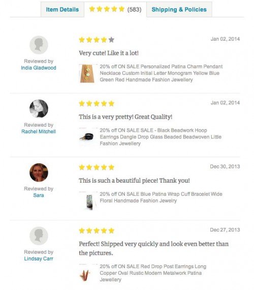 Etsy review tools 